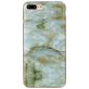 Mobigear Marble iPhone 8 Plus Hoesje Flexibel TPU Backcover - Groen