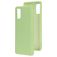 Mobiparts Samsung Galaxy A41 Siliconen Hoesje Backcover - Pistache Green