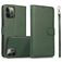 Mobigear Wallet iPhone 16 Pro Hoesje Uitneembare 2in1 Bookcase Portemonnee - Groen