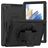Mobigear SureGrip Samsung Galaxy Tab A8 10.5 (2021) Hoes Hard kunststof / Siliconen Backcover + Standaard - Zwart