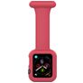 Mobigear Clip Case Verpleegkundige Apple Watch Bandje Speld - 46/45/44 mm - Rood