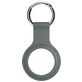 Xccess Keychain Apple AirTag Hoesje Flexibel Siliconen Sleutelhanger - Ash