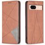 Mobigear Rhombus Slim Google Pixel 8a Hoesje Bookcase - Bruin