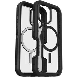 Otterbox Defender iPhone 16 MagSafe Hoesje Hardcase Backcover Shockproof - Transparant / Zwart