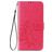 Mobigear Clover Motorola One Fusion Plus Hoesje Bookcase Portemonnee - Magenta