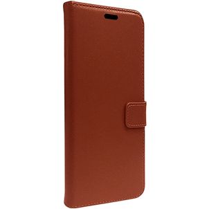 Valenta Gel Skin iPhone 15 Pro Hoesje Echt Leer Bookcase Portemonnee - Bruin