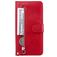 Mobigear Zipper Huawei P40 Lite 5G Hoesje Bookcase Portemonnee - Rood