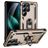 Mobigear Armor ring Samsung Galaxy S25 Ultra Hoesje Hardcase Backcover Shockproof met Ringhouder - Goud