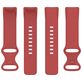 Mobigear Sport Dual Siliconen Fitbit Charge 5 Bandje Druksluiting - Rood