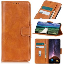 Mobigear Classy iPhone 14 Pro Max Hoesje Bookcase Portemonnee - Cognac