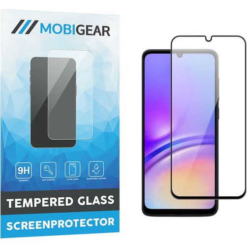 Mobigear Premium Samsung Galaxy A05 Glazen Screenprotector - Case Friendly - Zwart