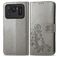Mobigear Clover Xiaomi Mi 11 Ultra Hoesje Bookcase Portemonnee - Grijs