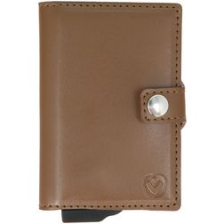 Valenta Card Case Essential Wallet Leren Pasjeshouder - 10 Pasjes - Bruin