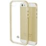 Mobilize Gelly Plus Doorzichtig iPhone 5 Hoesje Flexibel TPU Backcover - Champagne