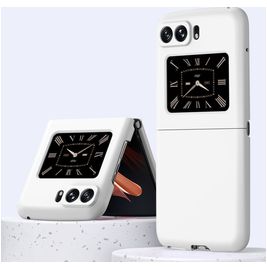 Mobigear Colors Motorola Razr (2022) Hoesje Hardcase Backcover - Wit