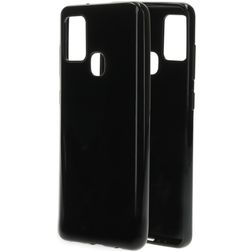Mobiparts Classic Samsung Galaxy A21s Hoesje Flexibel TPU Backcover - Zwart