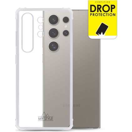 My Style Protective Flex Doorzichtig Samsung Galaxy S24 Ultra Hoesje Flexibel TPU Backcover Shockproof - Transparant