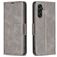 Mobigear Excellent Samsung Galaxy A55 Hoesje Bookcase Portemonnee - Grijs