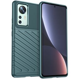 Mobigear Groove Xiaomi 12 Pro Hoesje Flexibel TPU Backcover - Groen