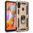 Mobigear Armor Ring Samsung Galaxy A11 Hoesje Hardcase Backcover Shockproof met Ringhouder - Goud
