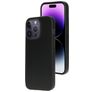 Mobiparts Classic iPhone 14 Pro Hoesje Flexibel TPU Backcover - Matt Black