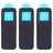 Mobigear Square Webcam Cover Privacy Schuifje - Zwart - 3-Pack (3-Pack)