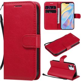 Mobigear Premium iPhone 12 Mini Hoesje Bookcase Portemonnee - Rood