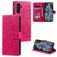 Mobigear Mandala Samsung Galaxy S25 FE Hoesje Bookcase Portemonnee - Rood