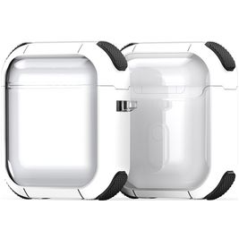 Mobigear Shockproof Apple AirPods 2 Hardcase Hoesje - Wit