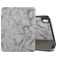Mobigear Tri-Fold Marble iPad 10 (2022) Hoes Bookcase + Stylus Houder - Grijs