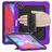 Mobigear SureGrip Xtreme iPad Air 13 Inch (2026) Hoes Hard Kunststof,Siliconen Backcover + Stylus Houder + Schouderband + Standaard - Paars