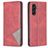 Mobigear Rhombus Slim Samsung Galaxy A56 Hoesje Bookcase - Rood