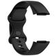Mobigear Sport Dual Siliconen Fitbit Charge 5 Bandje Druksluiting - Zwart