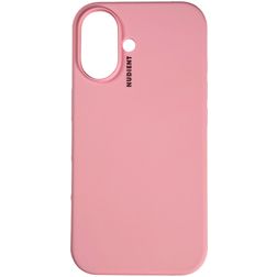 Nudient Base iPhone 16 Plus Siliconen Hoesje Backcover - Baby Pink