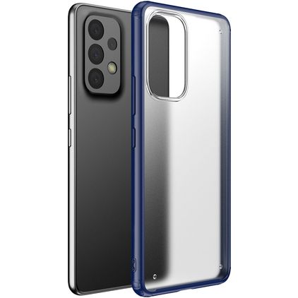 Mobigear Shockproof Samsung Galaxy A73 Hoesje Hardcase Backcover Shockproof - Donkerblauw