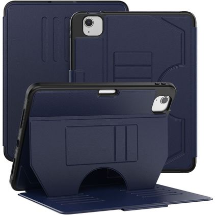 Mobigear Magnetic Folio iPad Pro 11 Inch (2022) Hoes Bookcase + Stylus Houder - Marineblauw