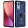 Mobigear Armor Ring Xiaomi 12 Hoesje Hardcase Backcover Shockproof met Ringhouder - Blauw