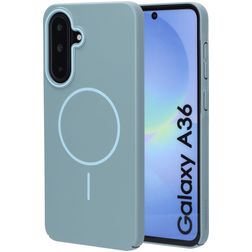 Mobiparts Slim Line Samsung Galaxy A36 MagSafe Hoesje Hardcase Backcover - Sage Green