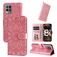 Mobigear Sunflower Realme Narzo 50 4G Hoesje Bookcase Portemonnee - Magenta