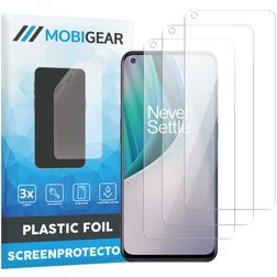 Mobigear OnePlus Nord N10 5G Screenprotector Folie - Case Friendly (3-Pack)