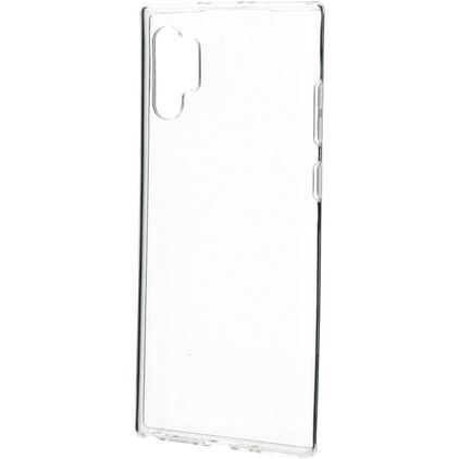 Mobiparts Classic Doorzichtig Samsung Galaxy Note 10 Plus Hoesje Flexibel TPU Backcover - Transparant