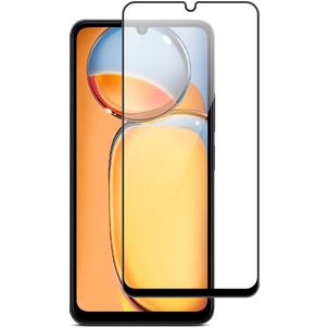 Mobigear Premium Xiaomi Redmi 13C Glazen Screenprotector - Case Friendly - Zwart