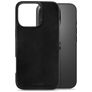Mobilize Premium iPhone 16 Pro MagSafe Hoesje Echt Leer Backcover - Zwart