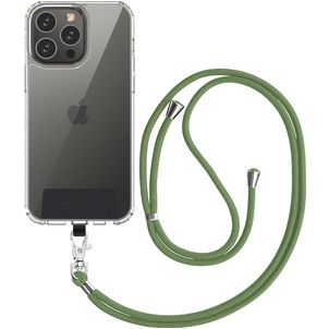 Mobigear Nylon Lanyard Universeel Telefoonkoord Verstelbaar - Groen