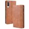 Mobigear Sensation Samsung Galaxy A70 Hoesje Bookcase Portemonnee - Cognac