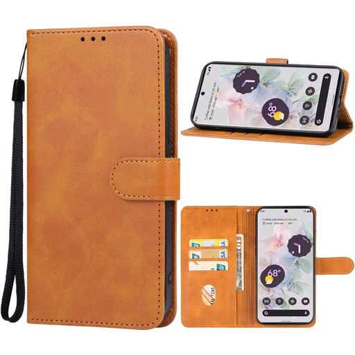 Mobigear Wallet Google Pixel 8 Hoesje Bookcase Portemonnee - Bruin