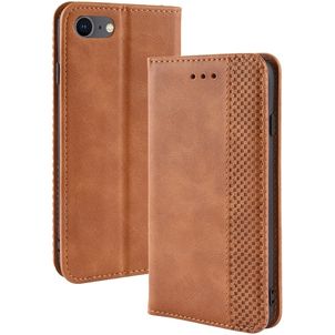 Mobigear Sensation iPhone 8 Hoesje Bookcase Portemonnee - Cognac