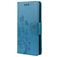 Mobigear Flowers Samsung Galaxy A53 Hoesje Bookcase Portemonnee - Blauw
