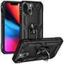 Mobigear Armor Ring iPhone 14 Plus Hoesje Hardcase Backcover Shockproof met Ringhouder - Zwart