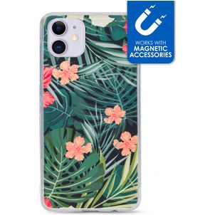 My Style Magneta iPhone 11 Hoesje Flexibel TPU Backcover - Black Jungle